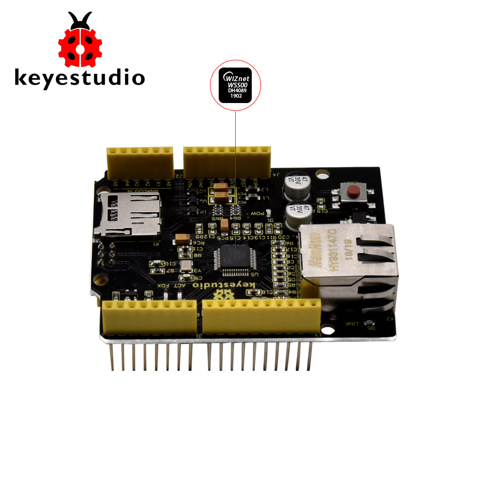 Ethernet Module W5500 - Keyestudio W5500 Ethernet Shield Ethernet Điều