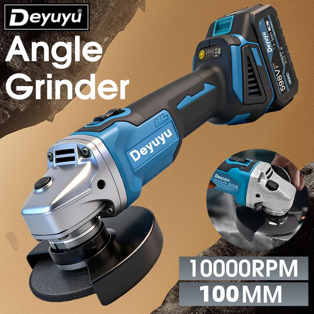 Diy Automation - 100mm Rechargeable Angle Grinder Lithium Battery