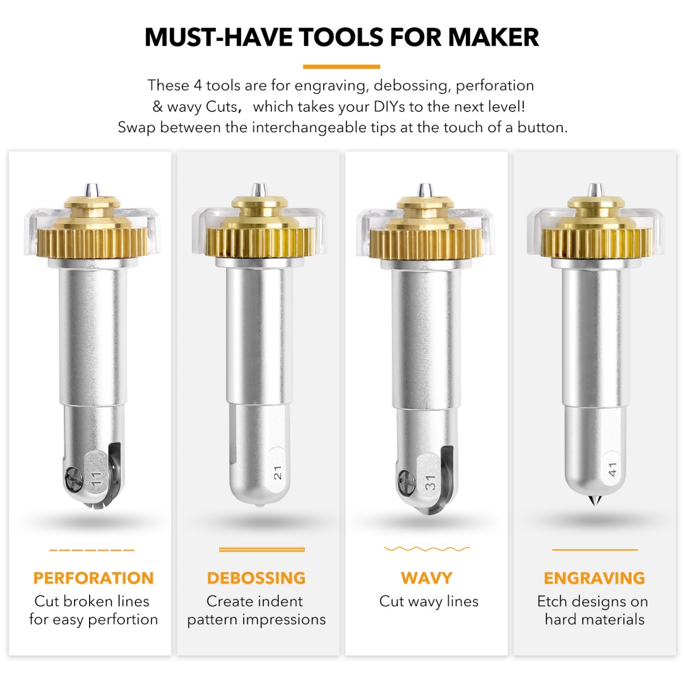 1pc Wavy Blade Engraving Tip C - đánh giá và giá Diy Automation