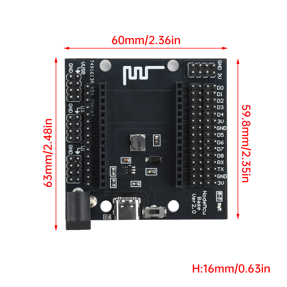 NodeMcu Base ESP8266 Testing D - đánh giá và giá Esp8266 Nodemcu Board