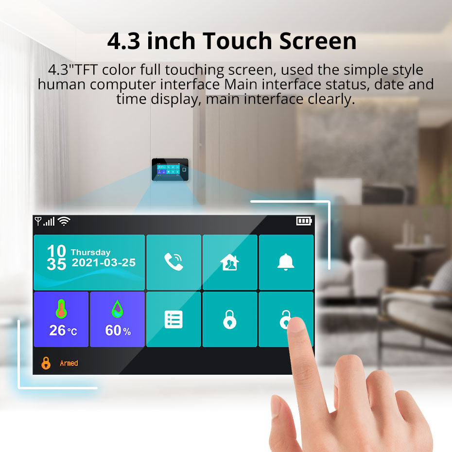 KERUI Tuya Alarm Panel DIY You - đánh giá và giá Home Automation Diy Kit