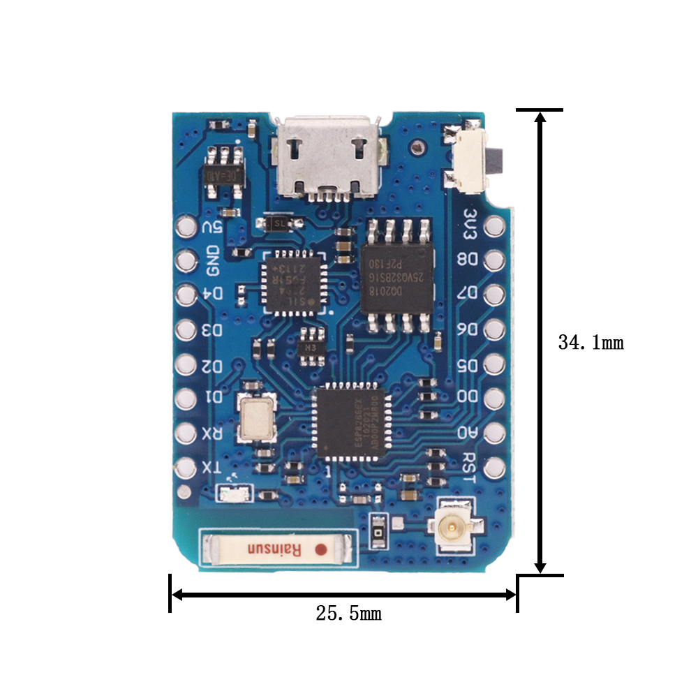 WeMos D1 Mini Pro V3.0 NodeMcu - đánh giá và giá Esp8266 Nodemcu Board