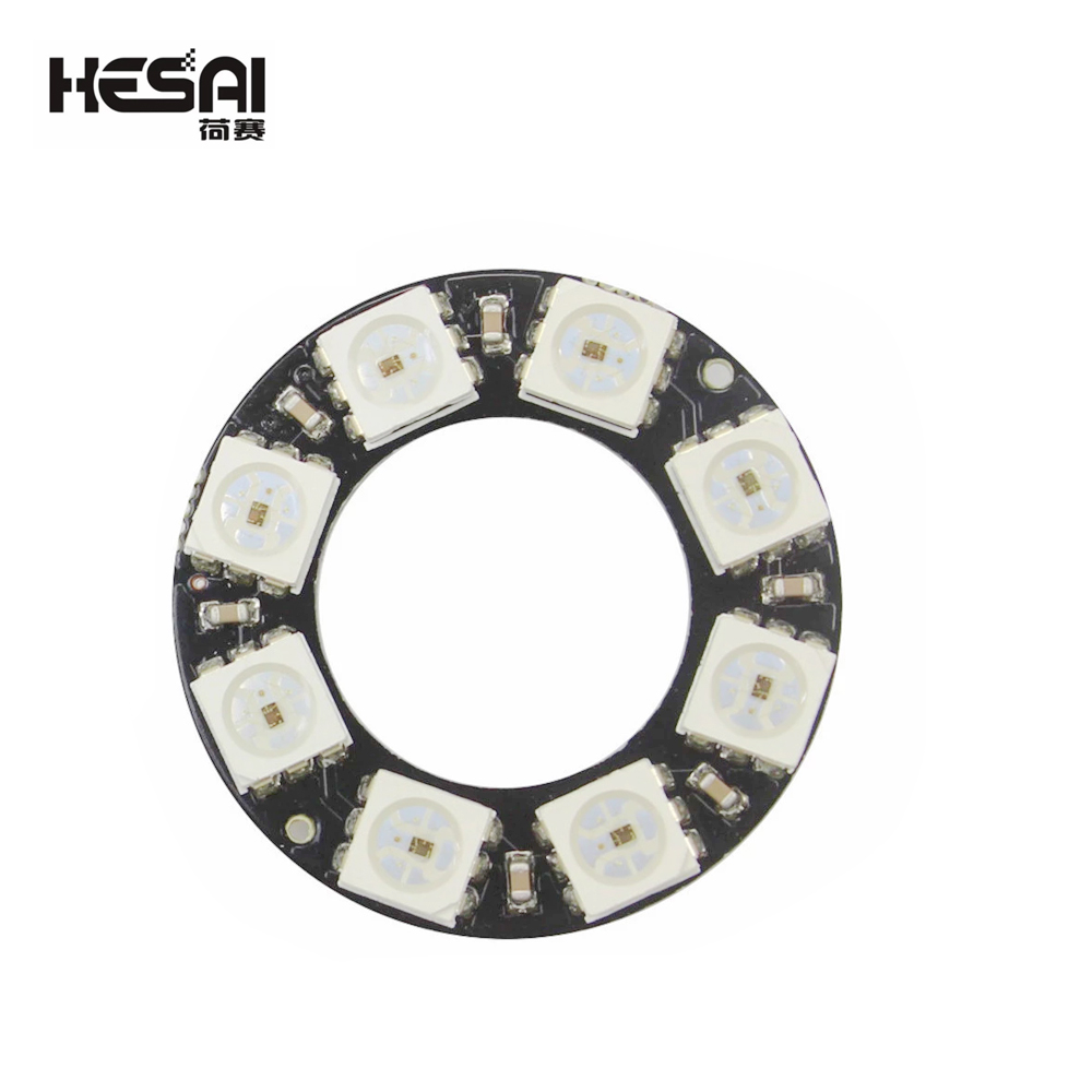 RGB LED Ring Light 8 Bits WS28 - đánh giá và giá Home Automation Diy Kit