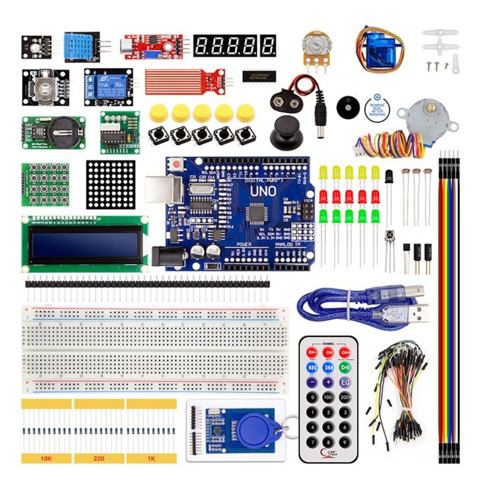 Arduino Starter Kit UNO R3 wit - đánh giá và giá Home Automation Diy Kit