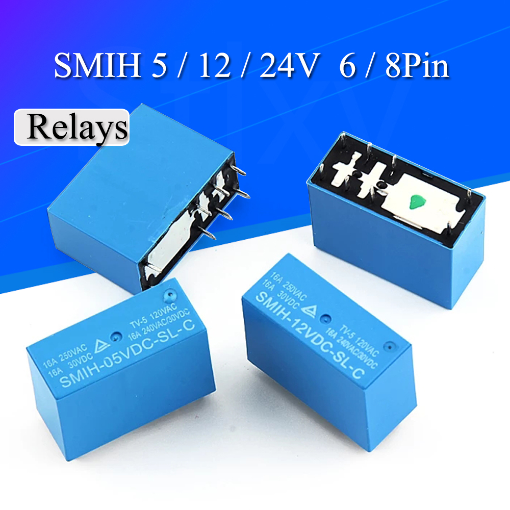 2 Pin 5V 12V 24V SMIH-05VDC-SL - đánh giá và giá Shelly Relay Module