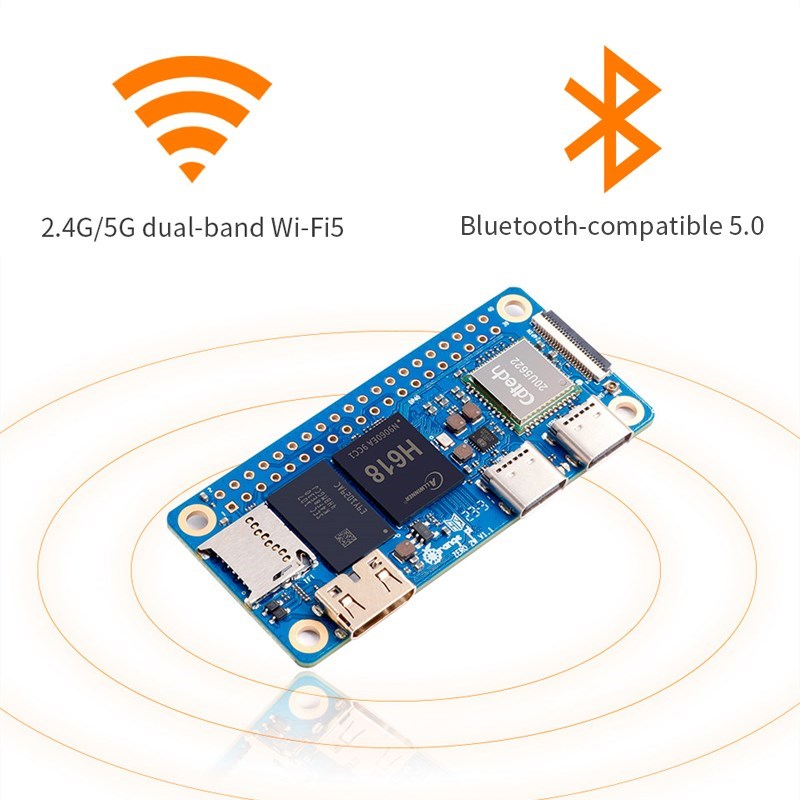 Orange Pi Zero 2W 4GB 2GB 1.5G - đánh giá và giá Pi Zero W Board