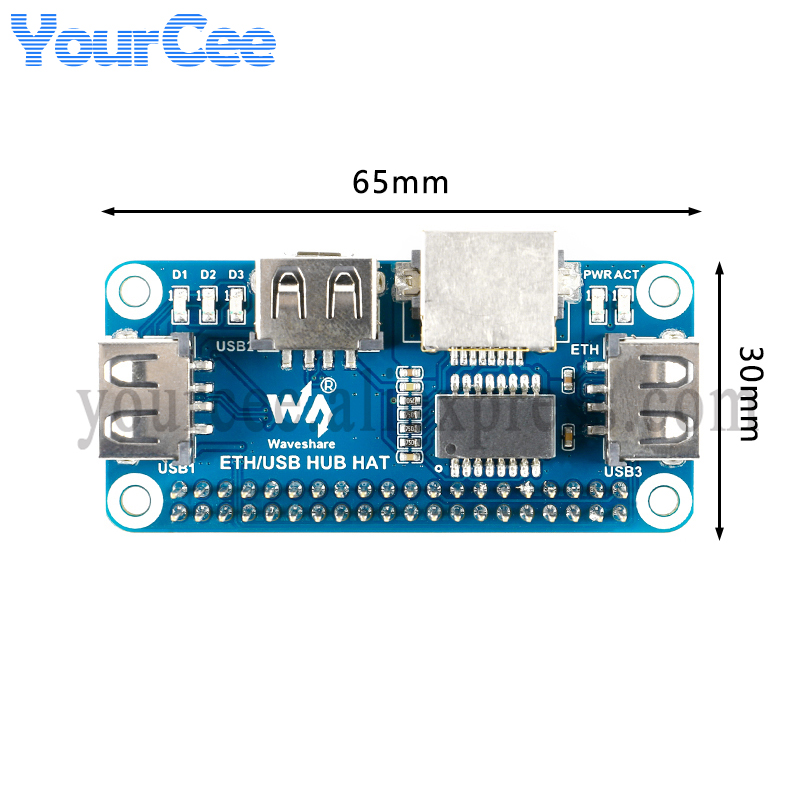 USB HUB HAT to Ethernet RJ45 N - đánh giá và giá Pi Zero W Board